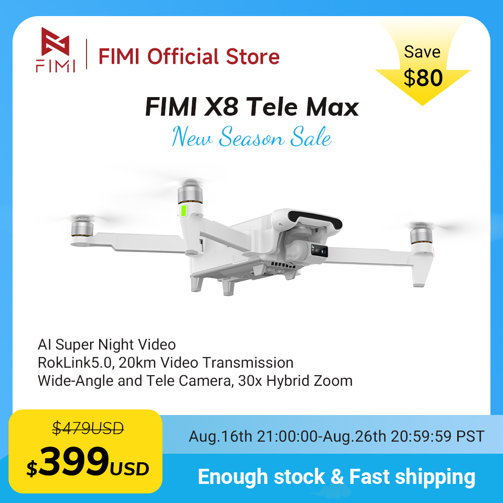 Drone Camera Wide Angle - FIMI X8 Tele Max Nowy Dron