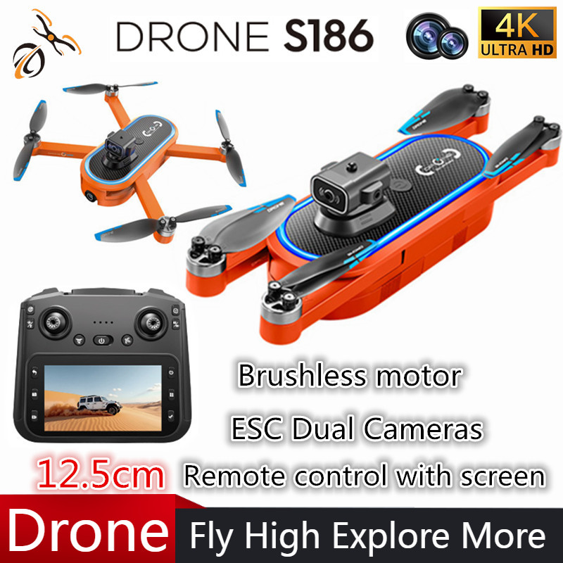 Drone Camera Hd - Dron 2025 S186 Profesjonalny 4K HD