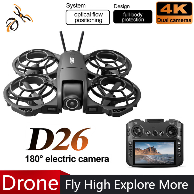 Drone Camera Hd - Dron D26 4K Aerial HD 180