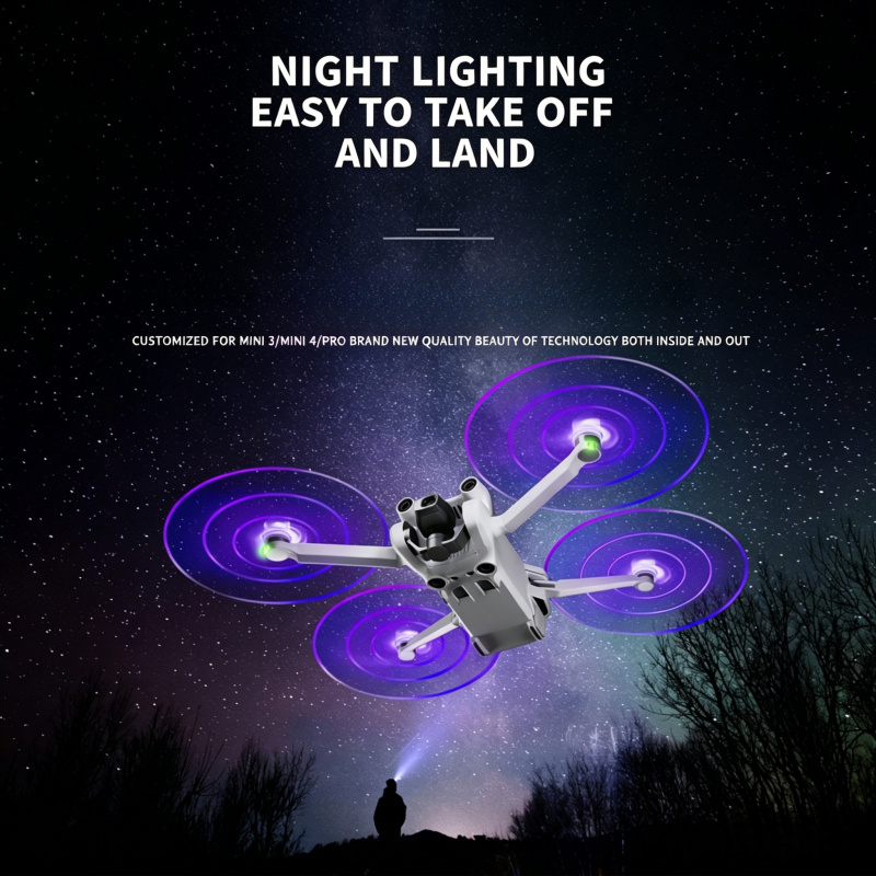 2 Pary Świecących Śmigieł LED  – Dji Drone Air 3 recenzja i cena